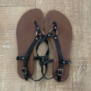 Lauren Ralph Lauren patent leather strap sandal